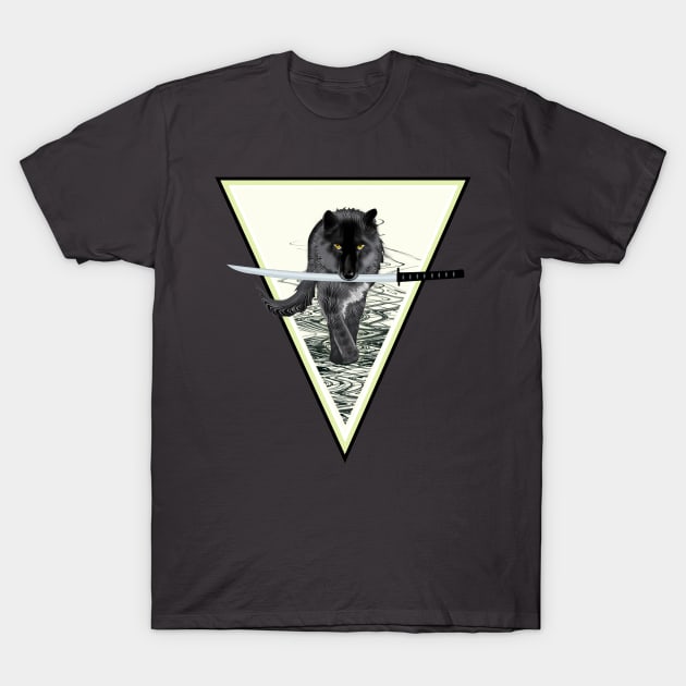 grey wolf T-Shirt by Brash Ideas